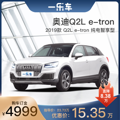全款购车-定金奥迪2019款Q2Le-tron纯电智享型一口价购车新车整车汽车分期购车一乐车奥迪Q2L纯电智享型白色