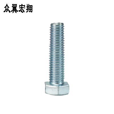 众翼宏翔 镀锌六角头螺栓 M24*100mm 个