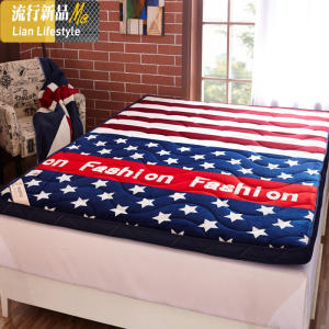 加厚床垫床褥软垫双人1.5m1.8米床家用学生宿舍海绵床垫地铺睡垫 三维工匠