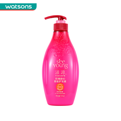 屈臣氏-滋源玫瑰甜心香氛护发素535毫升养护头皮