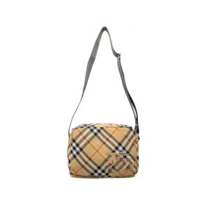 博柏利(BURBERRY)百搭斜挎包超纤材质金属扣装饰大容量日常通勤手