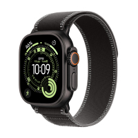 MF1L4CH/B Apple Watch Ultra3 蜂窝 49毫米黑色钛金属表壳 黑配木炭色野径回环式表带-M/L