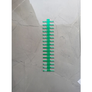 安全警示接口架铭牌340X40X2mm个