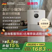 诺森柏格(Nocenbeger)空气净化器高效分解除甲醛细菌家用新房除异味pm2.5负离子净化器G6Plus