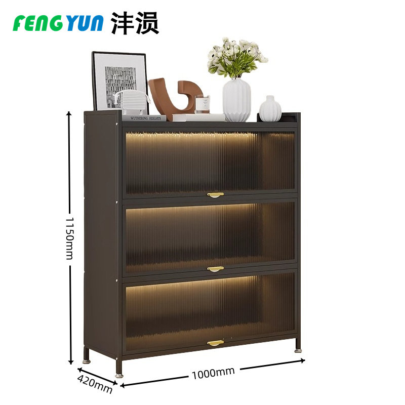 沣涢 家用鞋柜 入户柜 3门4层100cm 个