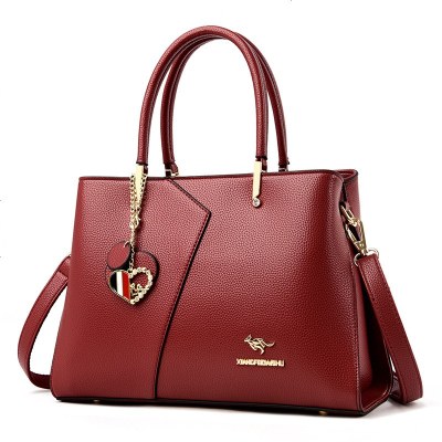 女包拼接女士大容量单肩斜跨包时尚百搭手提包包