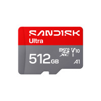 闪迪(SanDisk)512GB TF(MicroSD)内存卡读速195MB/s (单位:张)