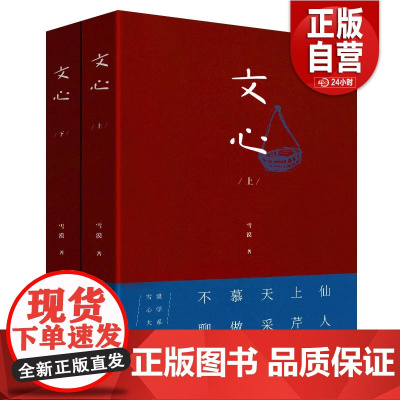 [正版] 文心(上下)全2册雪漠文学的书雪漠心学作品人生哲学读物文学的精神和文化般若佛法修正国学经典当代散文随笔