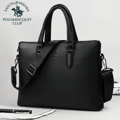 圣大保罗POLO男单肩2019男斜挎手提公文2019新款正品学生礼物新年礼物