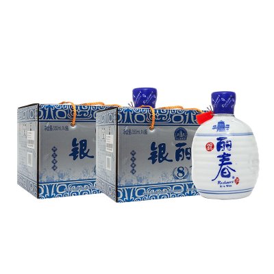 塔牌银丽春酒12度350ml*6瓶*2箱装半干型手工酿造黄酒