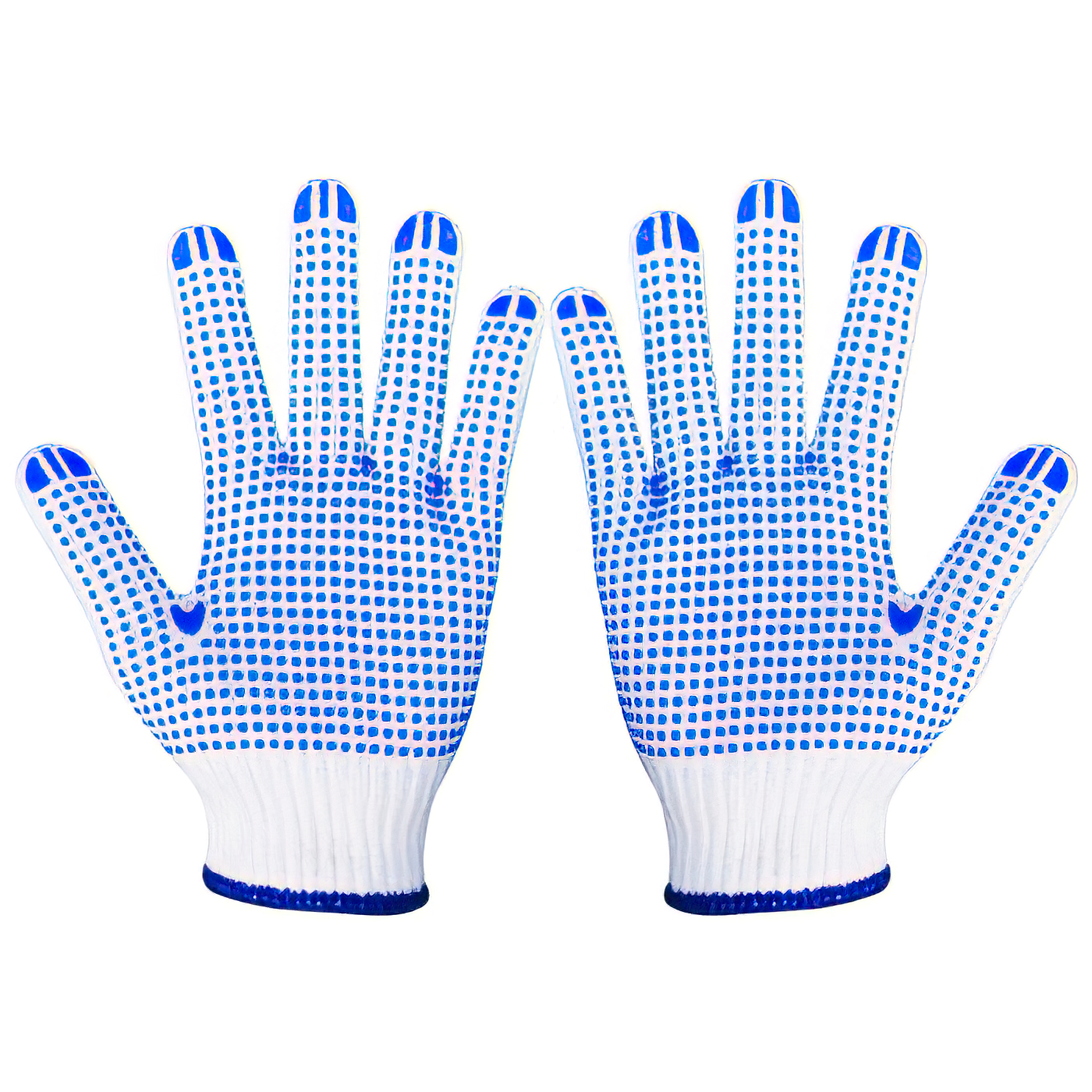 至桓 漂白点胶点珠防滑耐磨手套 均码/双