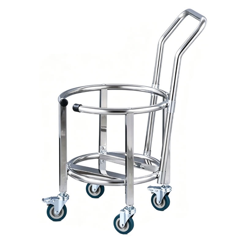 锴晟 汤桶车 保温桶推车 水桶车 304特厚 57CM带把手带轮 台