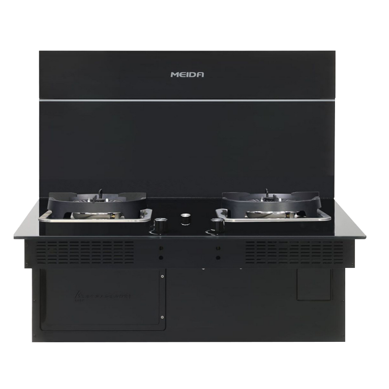 美大嵌入式集成灶分体式智尊 F1(JJZY-5562)抽油烟机灶具分体式燃气灶烟灶联动 液化气款(黑色)