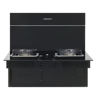 美大嵌入式集成灶分体式智尊 F1(JJZY-5562)抽油烟机灶具分体式燃气灶烟灶联动 液化气款(黑色)