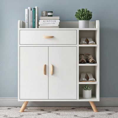 北欧鞋柜简约现代厅柜鞋柜玄关实木腿客厅阳台储物柜简易