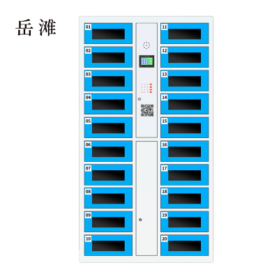 岳滩平板电脑存放柜手机电脑寄存电子存包柜智能刷卡多门柜20门电脑存放柜(扫码型)