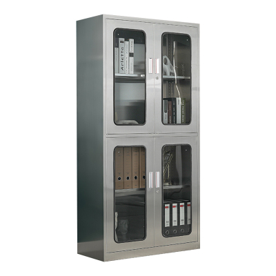 利特莱依不锈钢文件柜档案柜资料柜器械柜储物柜仪器柜201全上下玻璃器械柜