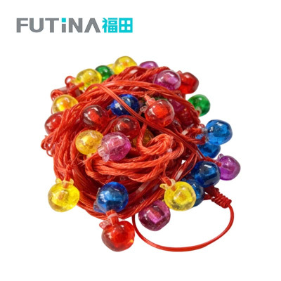 福田 彩色苹果串灯 50米110灯 条