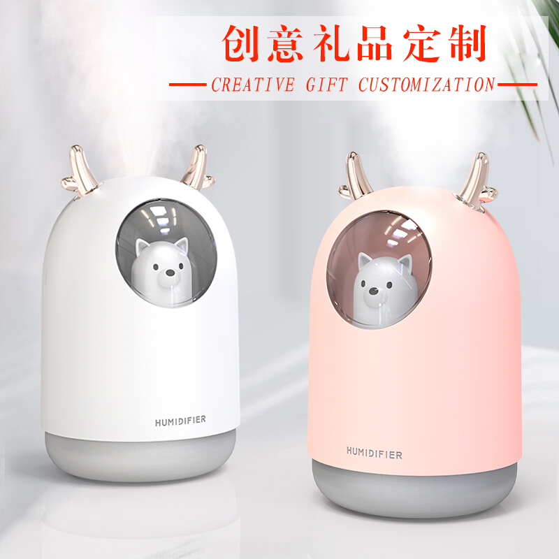 林檎生日男女生感恩节送老师迷你加湿器公司商务活动小礼品定制印logo送客户员工随手礼实用年会奖品送女朋友老婆生日礼物