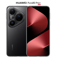 华为Pura 80 Pro+ 16GB+512GB 釉黑 5700mAh电池 100W快充 一英寸高动态主摄 AI辅助构图 鸿蒙手机