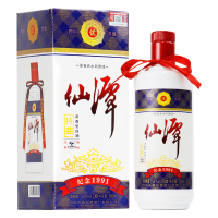 潭酒仙潭特曲纪念1991 54度500ml*1瓶 浓香型白酒