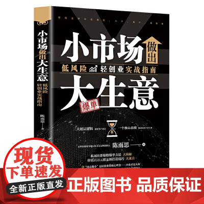 小市场做出大生意:低风险轻创业实战指南