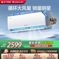 [格力官方旗舰店]云佳新能效大1匹变频空调挂机 KFR-26GW/NhGd1B 冷暖家用低音 新一级能效