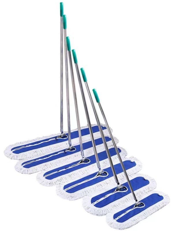 蔚岸平拖尘推宽头地拖 棉线拖把 酒店商场工厂保洁物业干湿排托加厚排拖(90*30cm)/个