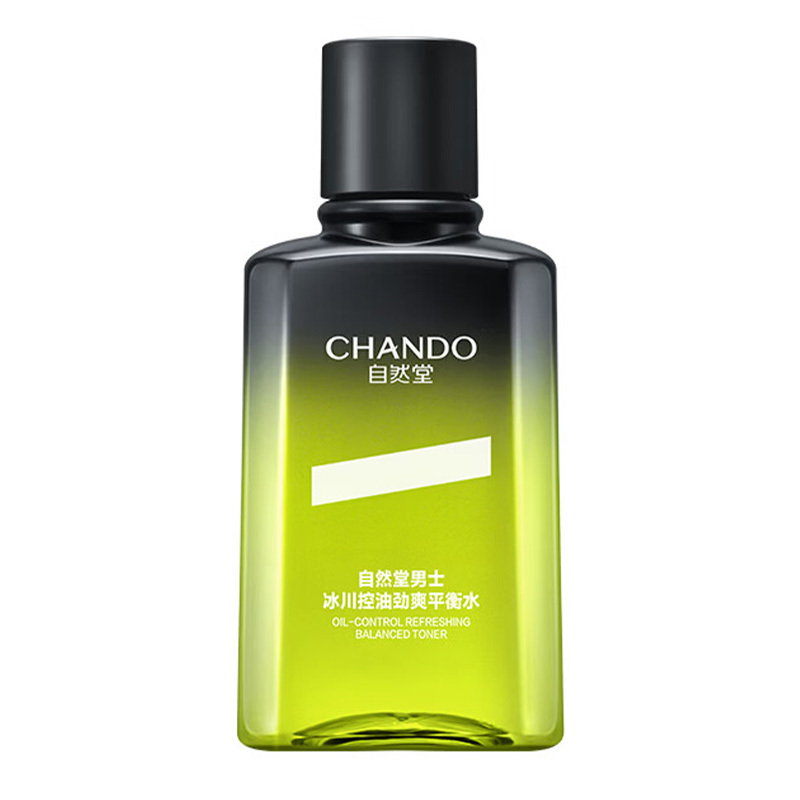 自然堂男士冰川控油劲爽平衡水补水保湿爽肤水120ml