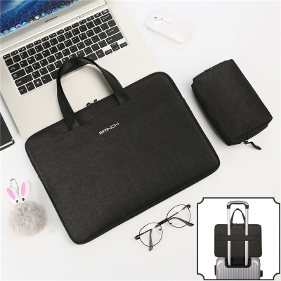 手提笔记本电脑包14寸女适用联想小新air13.3ThinkPadE495华为苹果华硕惠普戴尔小米15.6荣耀16.1