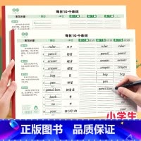 [全2册]可背800单字 [正版]小学生每日10个单字必背单字小学一二三四五六年级英语单字记背神器艾宾浩斯记忆法单字默写