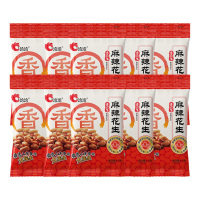 洽洽香花生鲜香麻辣口感酥脆小吃炒货休闲零食麻辣味110g*10袋