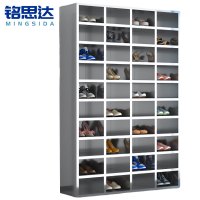 铭思达不锈钢鞋柜单面40格个