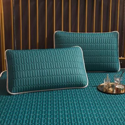 美帮汇夏季乳胶冰丝凉席三件套1.8m床1.5米可折叠软席单人宿舍1.2席子