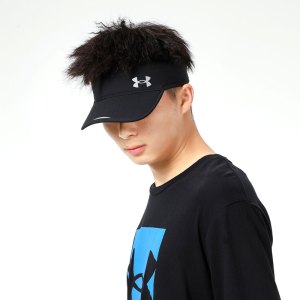 安德玛UA Launch男子新款健身训练速干跑步运动遮阳帽1361563-001 ZP