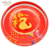 梦克拉 足金工艺水晶生肖摆件 生肖蛇
