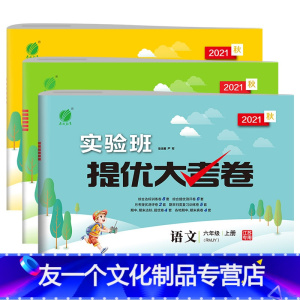 [3本套装]语文人教版+数学苏教版+英语译林版 三年级上 [友一个正版]2021年秋实验班提优大考卷123456年级上册