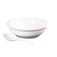 安立洁康 陶瓷汤碗勺 10英寸(套)