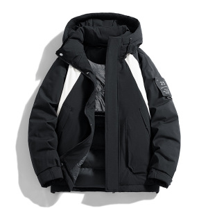 户外男装秋冬季棉衣男新款棉服加厚保暖潮牌工装夹克连帽棉袄外套