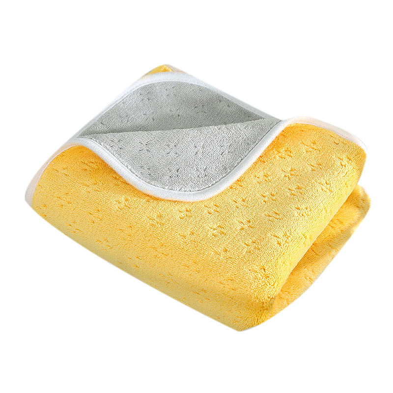 天山柔 35*75cm 130g 珊瑚绒双面拼色 毛巾 (计价单位:条)