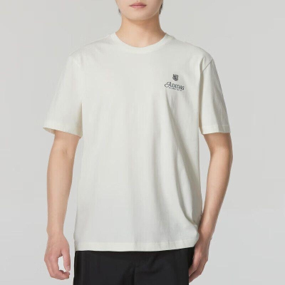 adidas/阿迪达斯短袖男装透气舒适圆领宽松印花T恤 IS2937 C