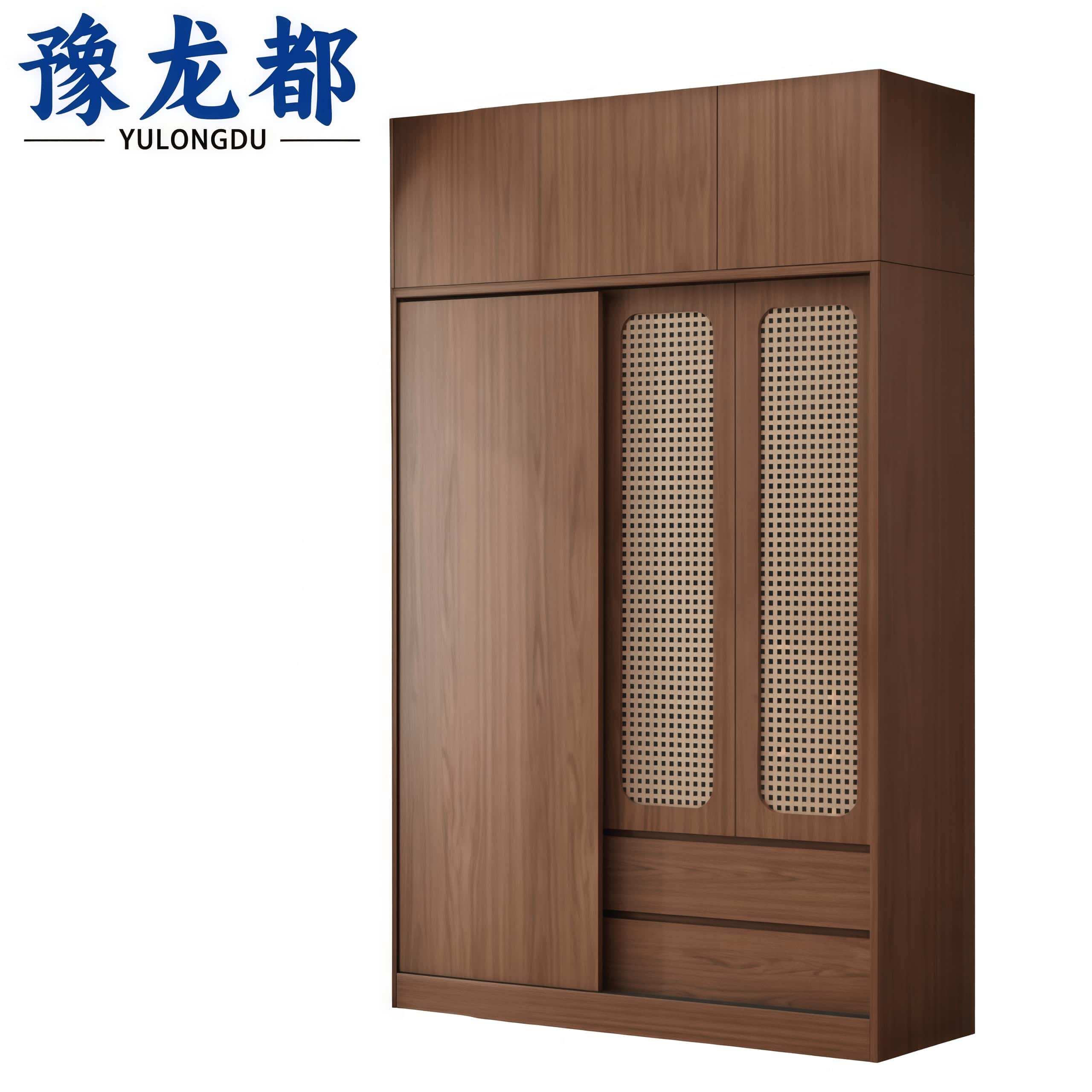 豫龙都衣柜实木 个