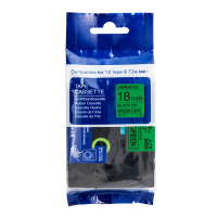 爱墨 AZE-741标签色带绿底黑字18mm /个