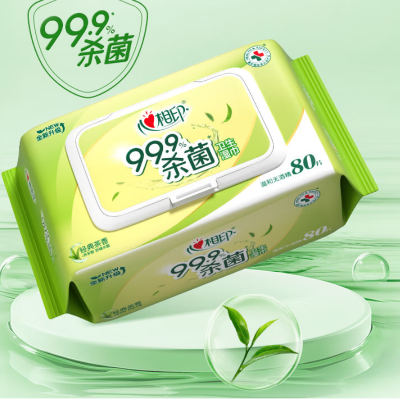 心相印卫生系列80片装湿巾*3包XCG080