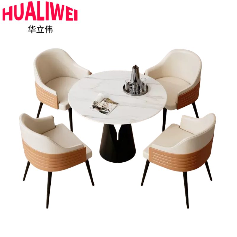 华立伟洽谈桌一桌四椅套