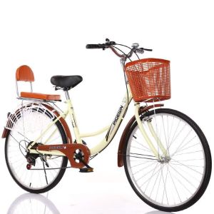 2426寸自行车男女式变速青少年学生轻便通勤复古老式淑女单车