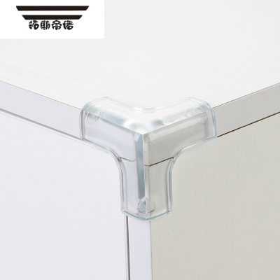 拓斯帝诺儿童桌角防撞角家具柜子护角贴茶几防磕碰玻璃直角包边保护套硅胶三角款-透明-8个装-防撞条