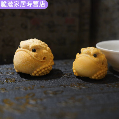 竹雕手把件金蟾龙血竹实心竹雕龙血金丝竹金手把文玩金蟾摆件把玩