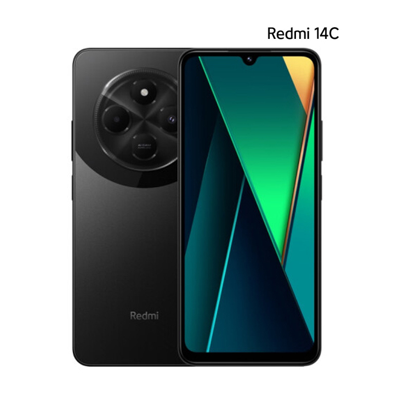 小米Redmi 14C 星岩黑 4GB+64GB 八核芯 全网4G 1300W影像 5160mAh长续航 智能手机 红米