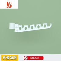 三维工匠38mm专用免打孔配件顶天立地置衣架配件卧室落地伸缩衣柜置物架